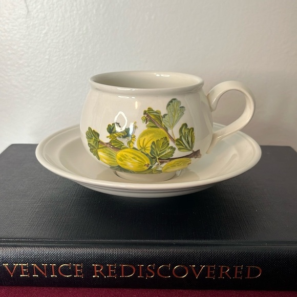 Portmeirion Other - VTG *Rare* Portmeirion Pomona Romantic Tea Cup Set Queen of Sheba Pattern 7oz